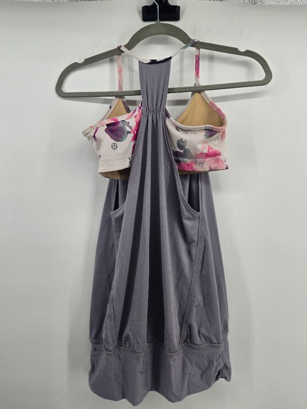 Lululemon No Limits Tank - 4 Fossil / Blurred Blossoms Multi - Picture 4 of 6